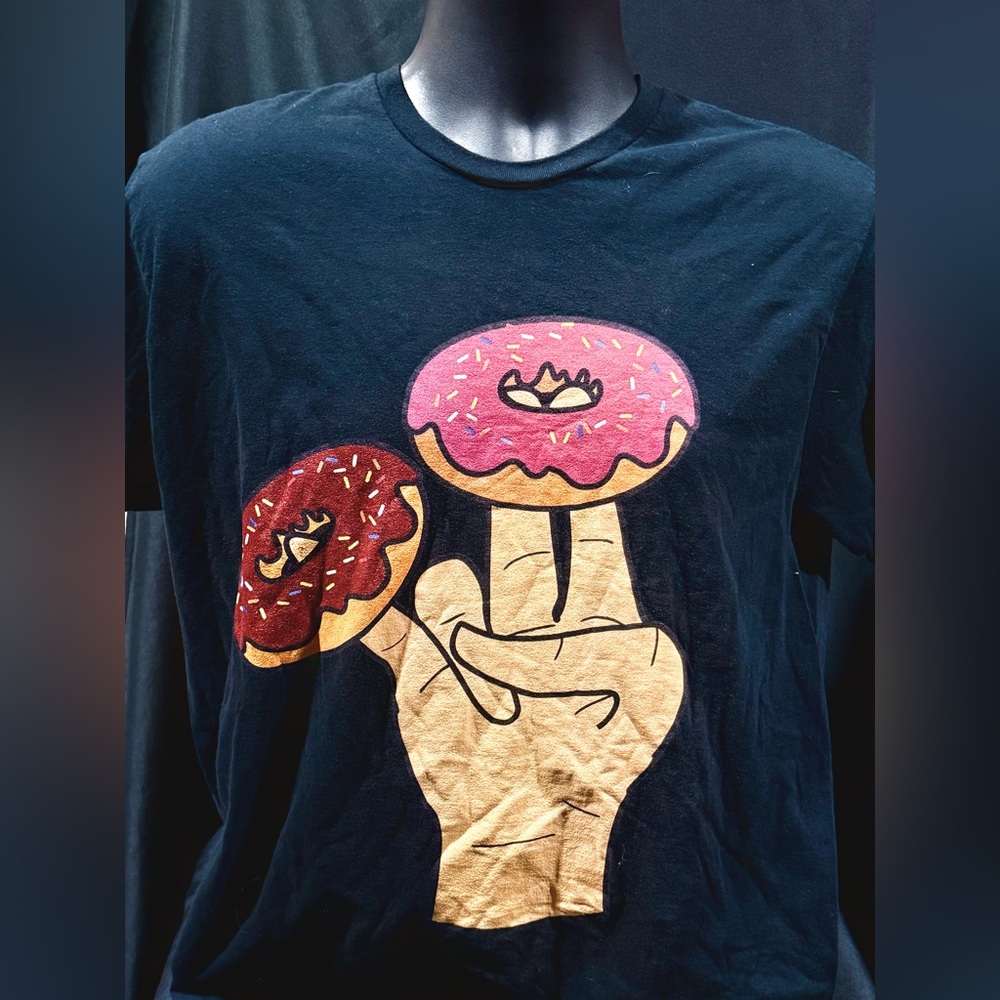 Gildan Black Cotton T-Shirt